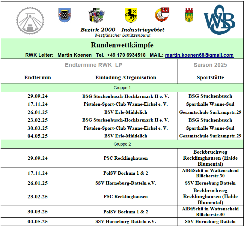 Bezirk2000 Endtermine RWK LP 2025